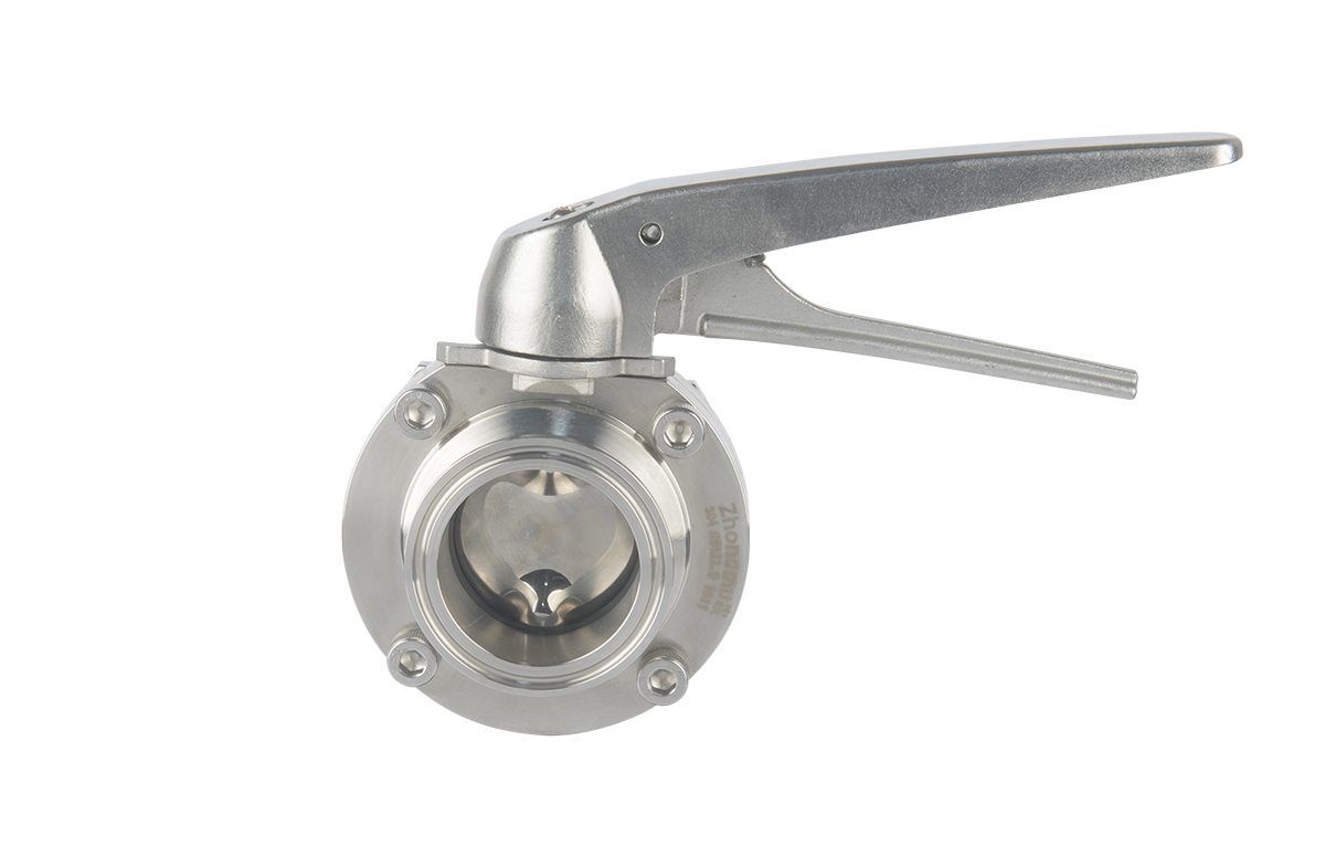 快裝蝶閥(不銹鋼多位手柄) 快裝蝶閥(不銹鋼多位手柄)