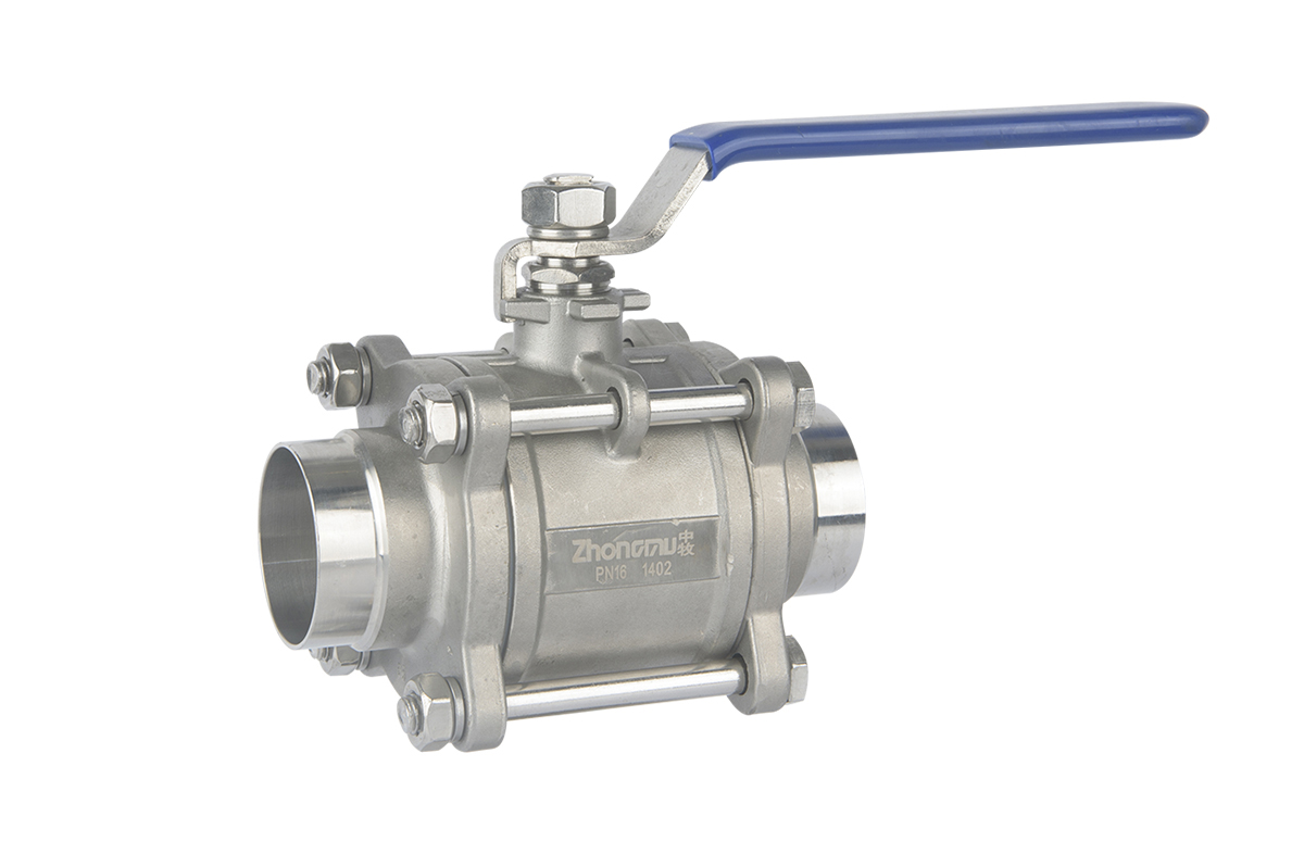 對(duì)焊三片式球閥