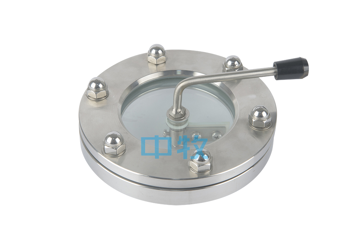 帶清洗法蘭視鏡