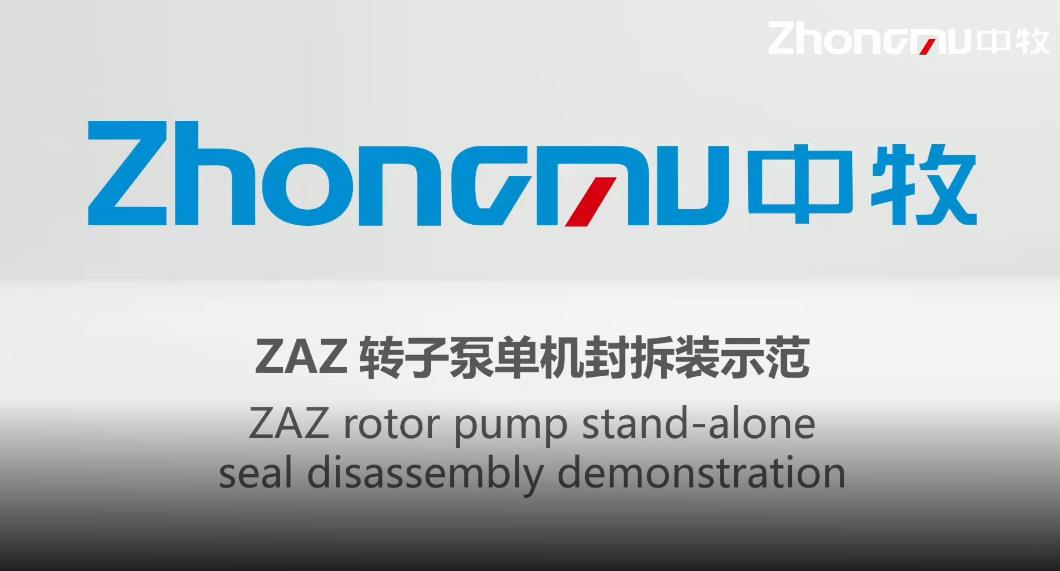 ZAZ轉(zhuǎn)子泵單機封拆裝視頻